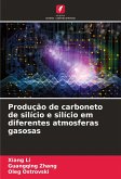 Produção de carboneto de silício e silício em diferentes atmosferas gasosas