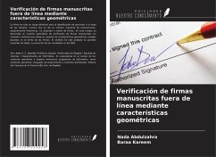 Cover Verificación de firmas manuscritas fuera de línea mediante características geométricas