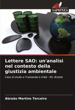 Lettere SAO: un'analisi nel contesto della giustizia ambientale - Martins Terceiro, Abraão