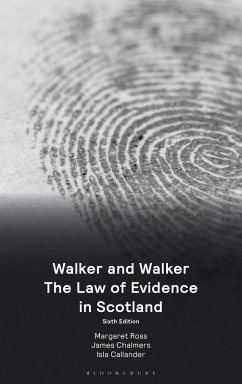 Cover Walker and Walker the Law of Evidence in Scotland