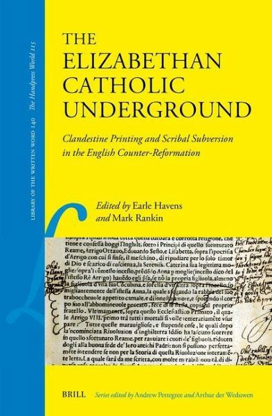 The Elizabethan Catholic Underground
