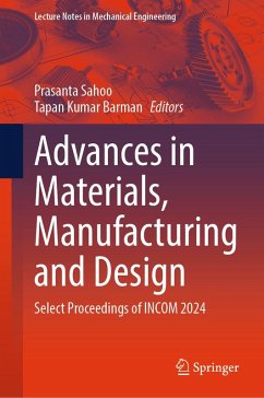 Cover Advances in Materials, Manufacturing and Design (eBook, PDF)