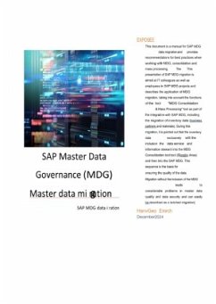 Cover SAP Master Data Governance (MDG) - Master Data Migration Guidline