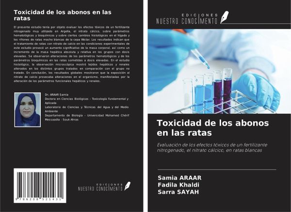 Toxicidad de los abonos en las ratas