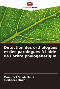 Détection des orthologues et des paralogues à l'aide de l'arbre phylogénétique - Malhi, Manpreet Singh;Kaur, Sukhdeep