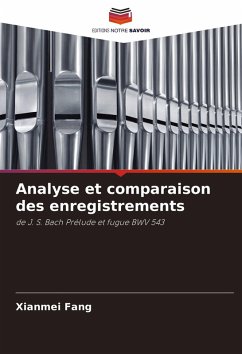 Cover Analyse et comparaison des enregistrements