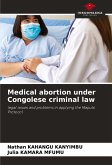 Medical abortion under Congolese criminal law