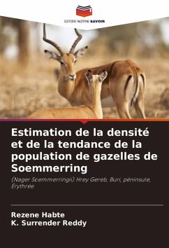 Cover Estimation de la densité et de la tendance de la population de gazelles de Soemmerring