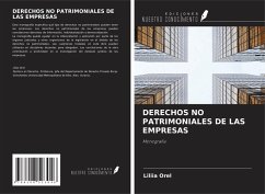 Cover DERECHOS NO PATRIMONIALES DE LAS EMPRESAS