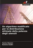 Un algoritmo modificato per la distribuzione ottimale della potenza degli utensili Un algoritmo modificato per la distribuzione ottimale della potenza degli utensili