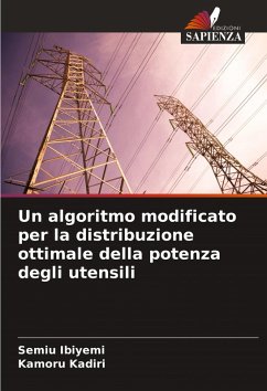 Cover Un algoritmo modificato per la distribuzione ottimale della potenza degli utensili