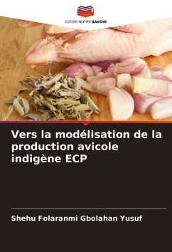 Cover Vers la modélisation de la production avicole indigène ECP