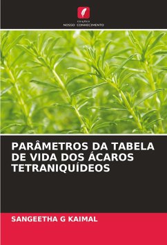 Cover PARÂMETROS DA TABELA DE VIDA DOS ÁCAROS TETRANIQUÍDEOS