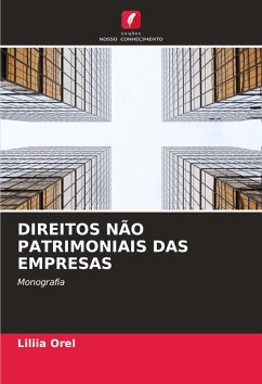 Cover DIREITOS NÃO PATRIMONIAIS DAS EMPRESAS