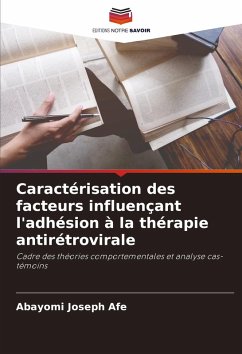 Cover Caractérisation des facteurs influençant l'adhésion à la thérapie antirétrovirale
