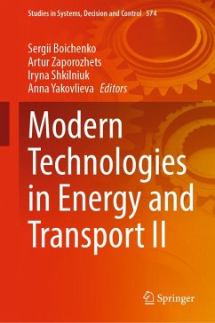 Cover Modern Technologies in Energy and Transport II (eBook, PDF)