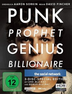 Cover The Social Network 4K Ultra HD Blu-ray + Blu-ray / Limited Steelbook