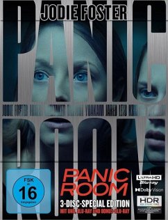 Cover Panic Room 4K Ultra HD Blu-ray + Blu-ray / Limited Steelbook