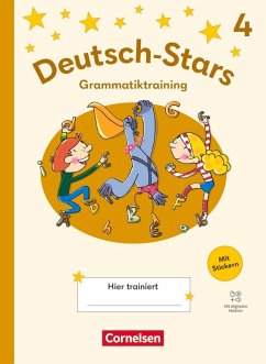 Deutsch-Stars 4. Schuljahr - Grammatiktraining - Ausgabe 2025 - Übungsheft