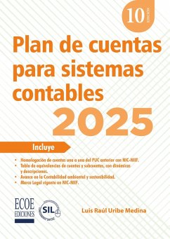 Cover Plan de cuentas para sistemas contables 2025 - 10ma edición (eBook, PDF)