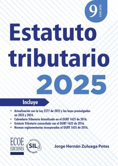 Cover Estatuto tributario 2025 - 9na edición (eBook, PDF)