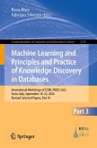 Machine Learning and Principles and Practice of Knowledge Discovery in Databases (eBook, PDF)