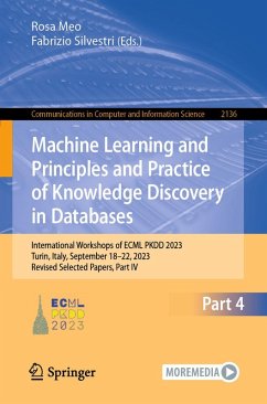 Machine Learning and Principles and Practice of Knowledge Discovery in Databases (eBook, PDF)