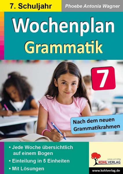 Wochenplan Grammatik / Klasse 7 (eBook, PDF)