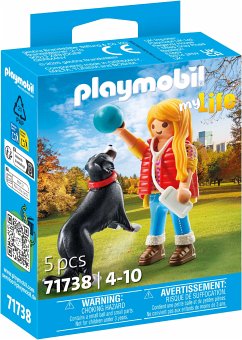 Cover PLAYMOBIL 71738 Frau mit Sennenhund