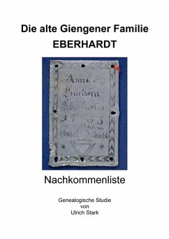 Cover Die alte Giengener Familie EBERHARDT (eBook, ePUB)