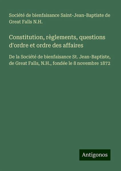 Constitution, règlements, questions d'ordre et ordre des affaires Constitution, règlements, questions d'ordre et ordre des affaires