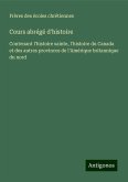 Cours abrégé d'histoire Cours abrégé d'histoire