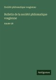 Bulletin de la société philomatique vosgienne