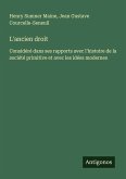 L'ancien droit L'ancien droit