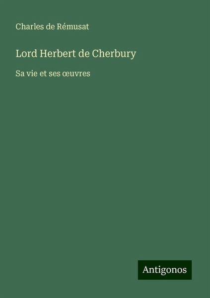 Lord Herbert de Cherbury