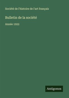 Cover Bulletin de la société