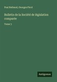 Bulletin de la Société de législation comparée Bulletin de la Société de législation comparée
