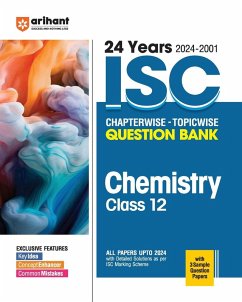 Cover ISC Chapterwise Chemistry 12th