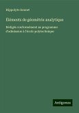 Éléments de géométrie analytique Éléments de géométrie analytique