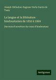 La langue et la littérature hindoustanies de 1850 à 1869