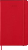 Moleskine 12 Monate Tageskalender 2026, Large/A5, 1 Tag = 1 Seite, Fester Einband, Scharlachrot Moleskine 12 Monate Tageskalender 2026, Large/A5, 1 Tag = 1 Seite, Fester Einband, Scharlachrot