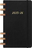 Moleskine 12 Monate Studienplaner mit Spiralbindung 2026, L/A5, Weicher Einband, Schwarz Moleskine 12 Monate Studienplaner mit Spiralbindung 2026, L/A5, Weicher Einband, Schwarz