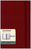 Moleskine 18 Monate Wochen Notizkalender 2025/2026, L/A5, 1 Wo = 1 Seite, Rechts linierte Seite, Fester Einband, Scharlachrot Moleskine 18 Monate Wochen Notizkalender 2025/2026, L/A5, 1 Wo = 1 Seite, Rechts linierte Seite, Fester Einband, Scharlachrot