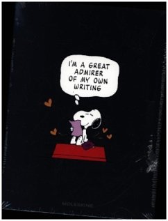 Cover Moleskine Peanuts Kreativ Set, Notizbuch Snoopy L/A5, fester Einband, liniert, schwarz, Blackwing Graphitstifte weich (12x), Radiergummi und Anspitzer