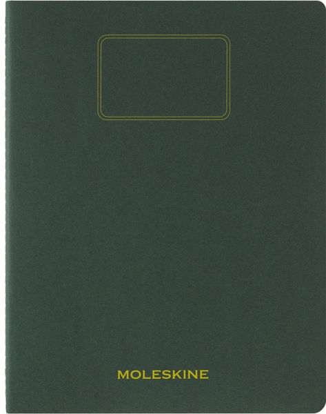 Moleskine Student Cahier, XXL, blanko, Kartoneinband, Myrtengrün