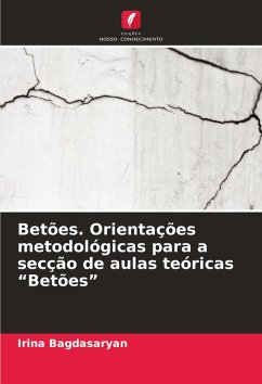 Cover Betões. Orientações metodológicas para a secção de aulas teóricas 