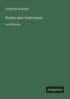 Cover Etudes ante-historiques