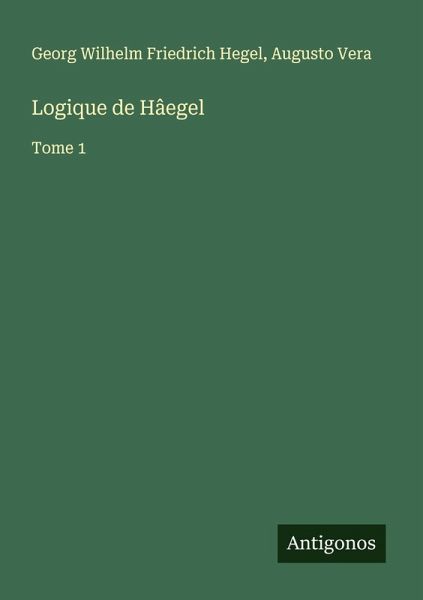 Logique de Hâegel Logique de Hâegel