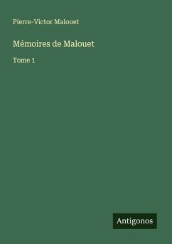 Mémoires de Malouet Cover Mémoires de Malouet