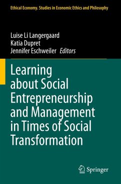 Cover Learning about Social Entrepreneurship and Management in Times of Social Transformation